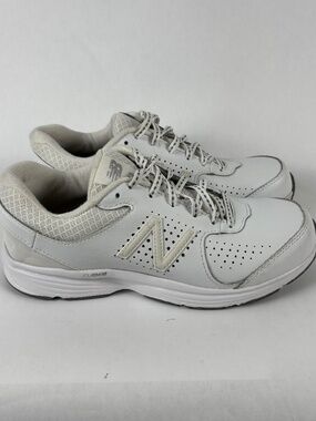 New Balance, WW411WT2, White Walk/Run Shoes, Women's Size 7.5, Wide, Cush-NB